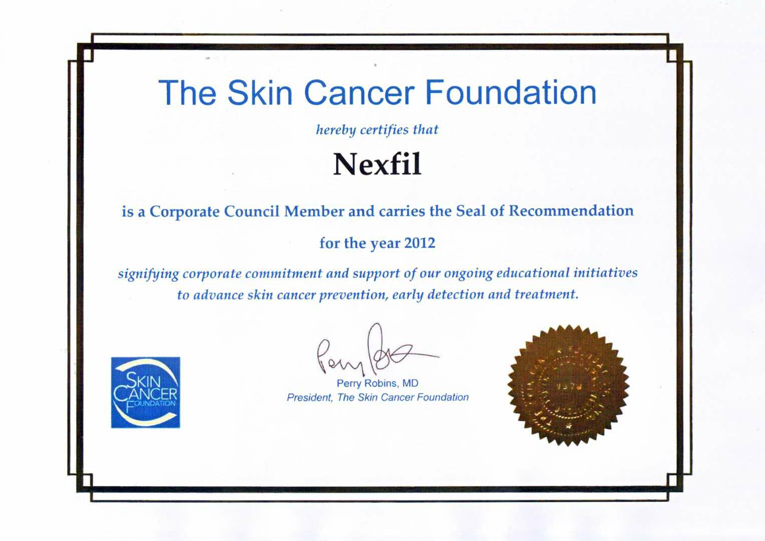 SCF 美国皮肤癌基金会